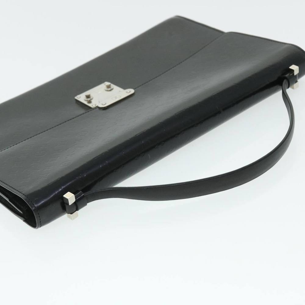 LOUIS VUITTON Monogram Mini Glace Anushka GM Hand Bag Black M92229 Auth bs7711 - Picture 6 of 16
